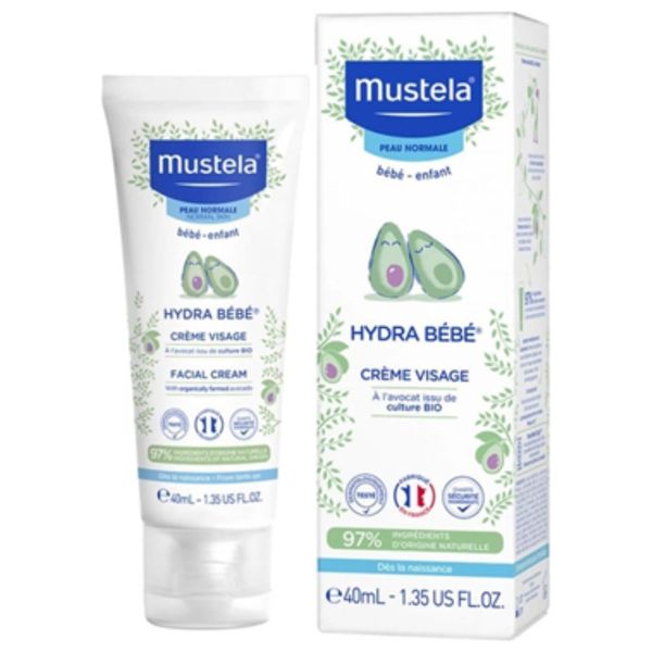 كريم العناية لوجه الأطفال بالأفوكادو العضوي موستيلا