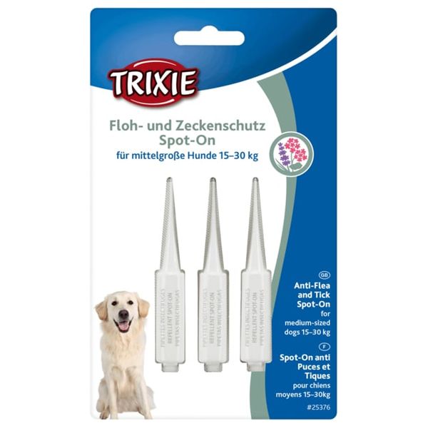 تريكسي مضاد البراغيث والقراد للكلاب