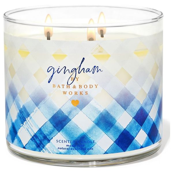 جينغهام شمعة معطرة بثلاث فتائل 411 غم